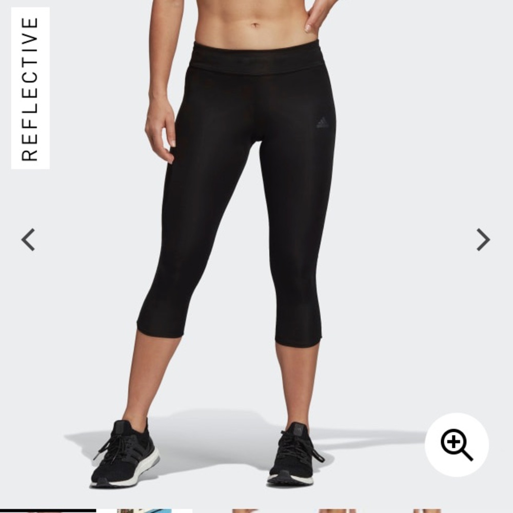 Black Adidas Response 3/4 Leggings NWOT